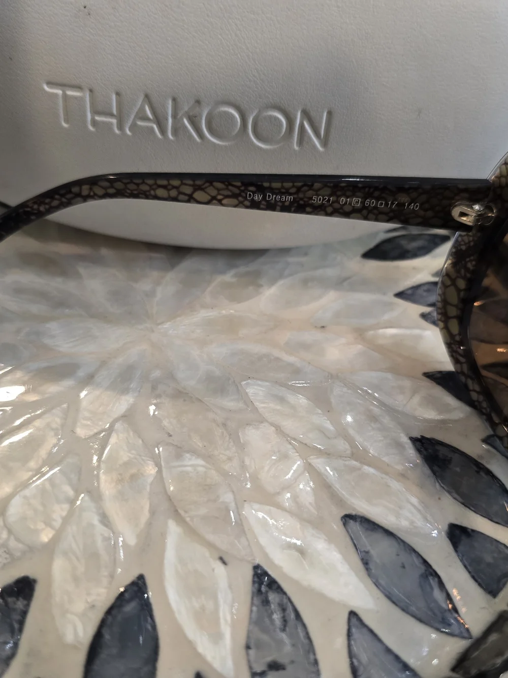 Thakoon Black-Brown Gradient Oversized Women's Sunglasses